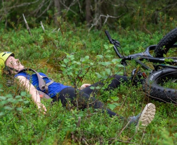 Summer fat-biking in Ruka