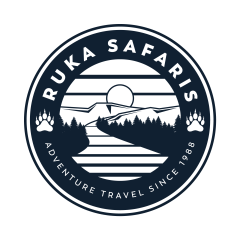 Ruka Safaris Logo black & white