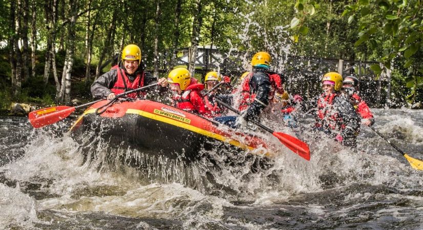 River rafting in Oulanka with Ruka Safaris