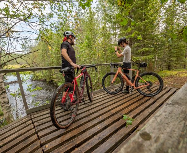 Gravel rides around Iso-Sy&ouml;te and Ruka